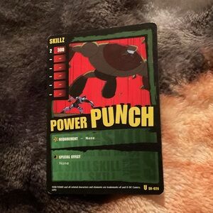 Power Punch Trading Card. Teen Titans SK-026 non holo